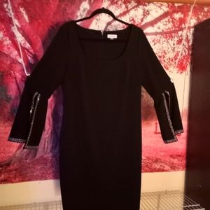 Calvin Klein Blingy Bell Sleeve Dress